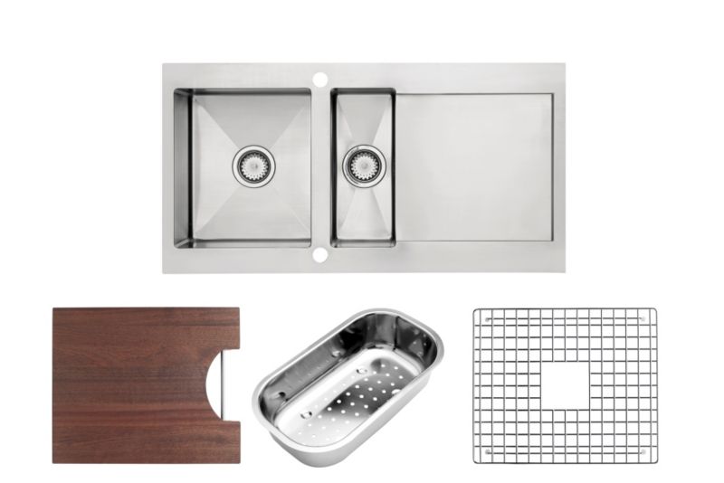 Cooke and Lewis Vetta 15 Bowl Sink With Accessories
