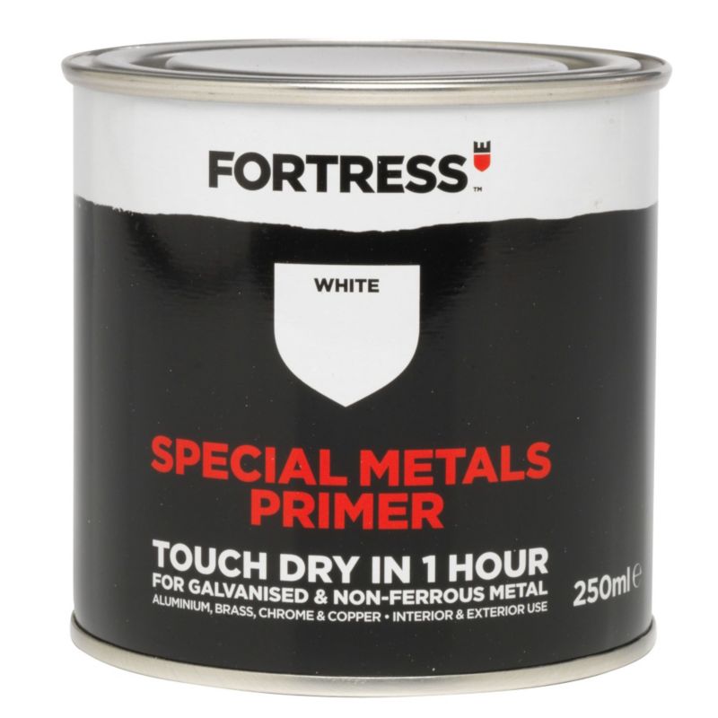 Fortress Special Metals Primer White 250ml