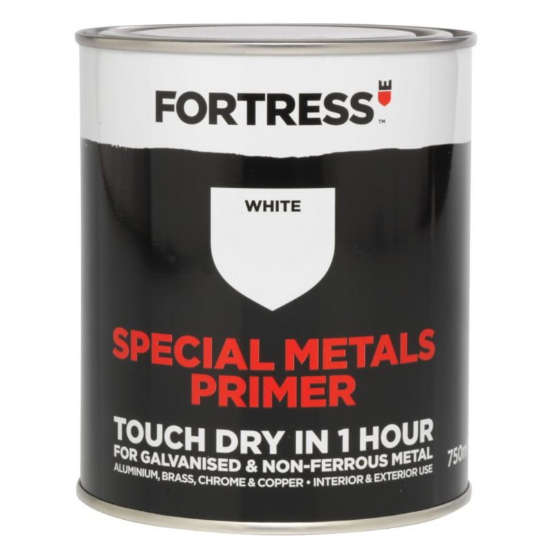 Fortress Special Metals Primer White 750ml