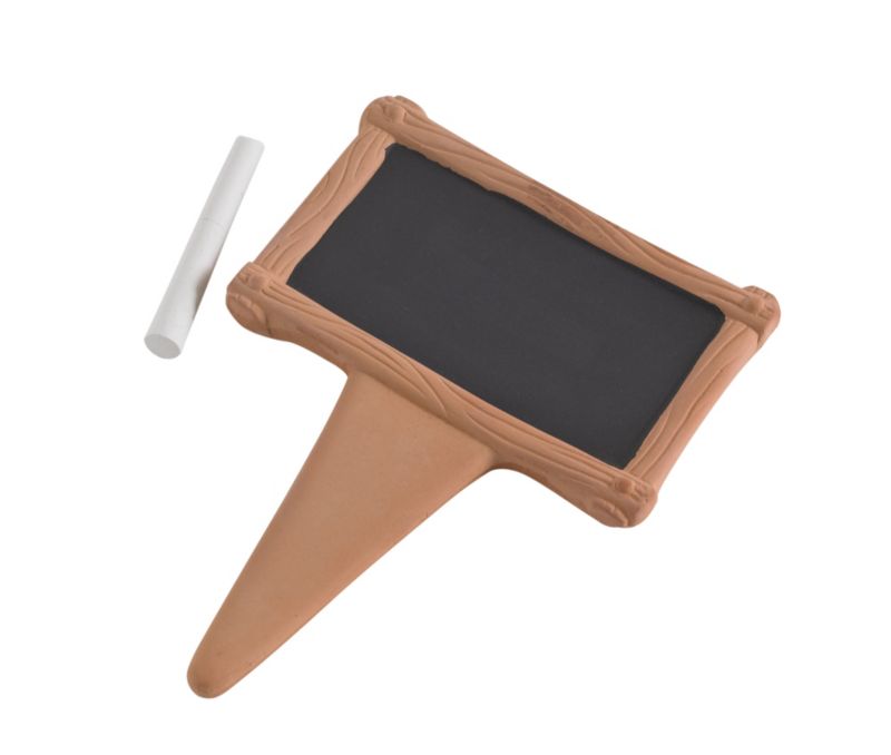 BandQ Terracotta Blackboard Plant Marker