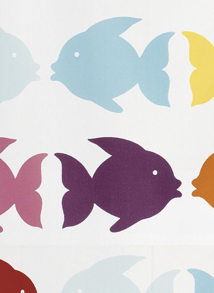 Funky Fish Shower Curtain