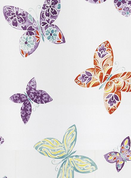 Bohemian Butterflies Shower Curtain