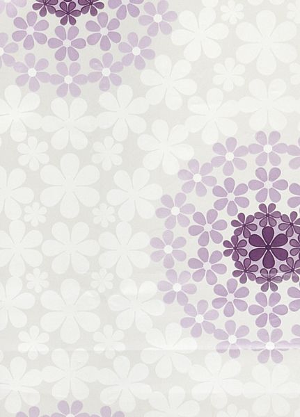 Circular Flower Peva Shower Curtain