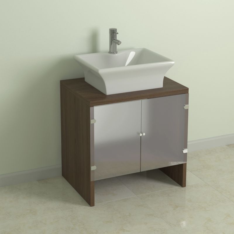 Cooke amp Lewis Washstand With Frosted Glass Doors