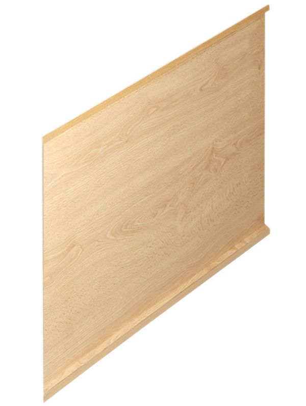 Cooke and Lewis Adelphi Curved Bath End Panel LH Oak Effect