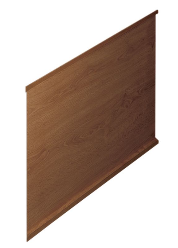 Cooke and Lewis Adelphi Curved Bath End Panel RH Walnut Effect