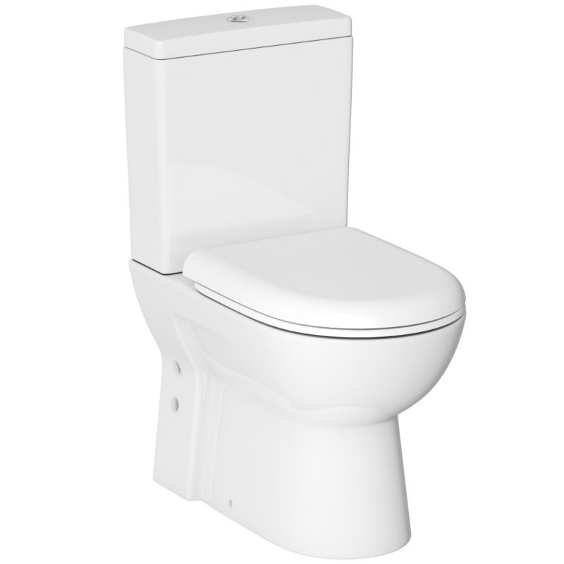 Cooke amp Lewis Perdita Luxury Short Projection Close Coupled Toilet with Soft Close Seat
