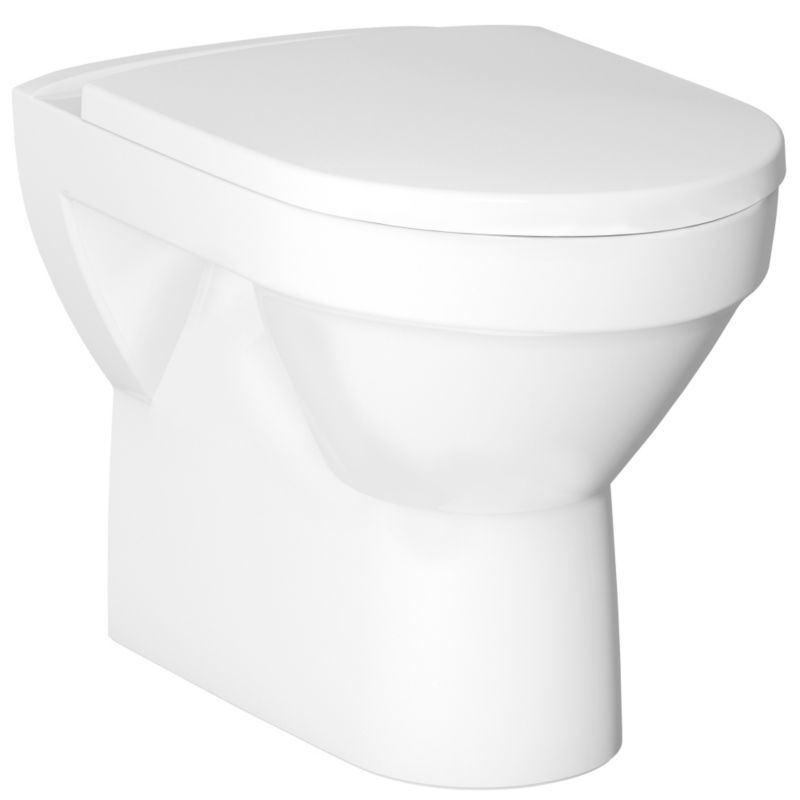Cooke amp Lewis Luciana Back to Wall Toilet with Soft Close Seat
