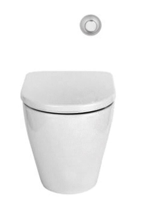 Cooke amp Lewis Lennox Short Projection Back to Wall Toilet with Soft Close Seat