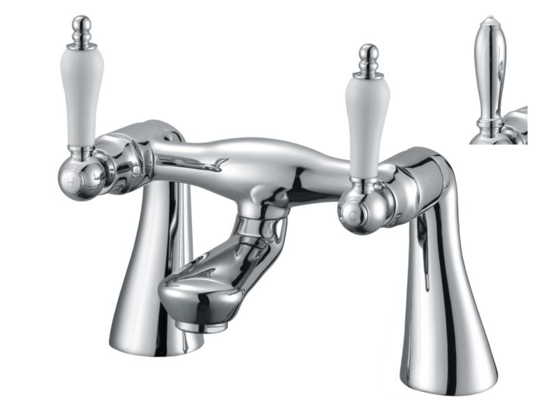 Cooke and Lewis Timeless Combined Bath Filler Chrome Effect