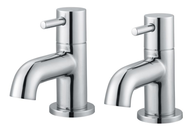 Cooke and Lewis Minima Bath Taps Chrome Effect