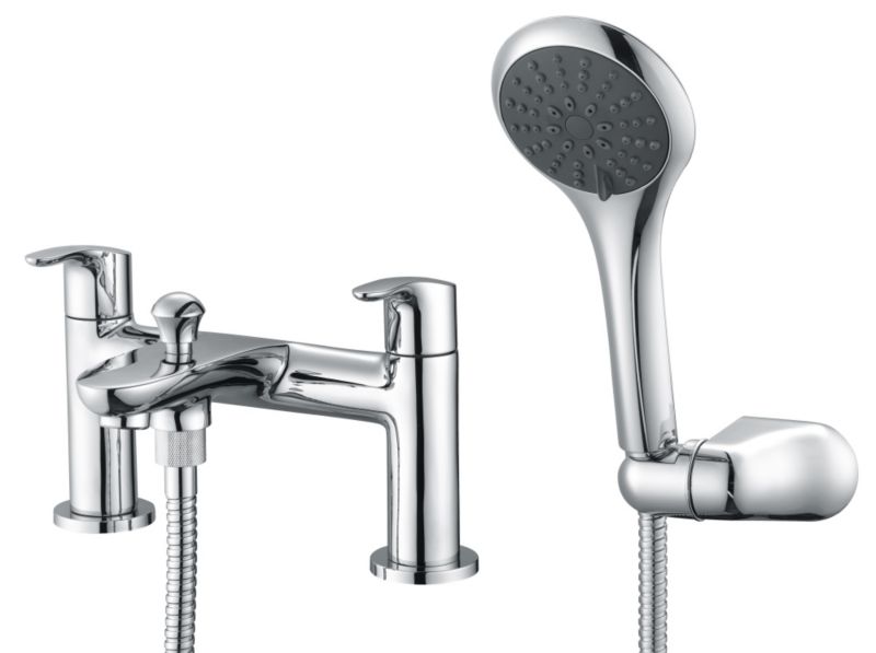 Cooke and Lewis Senio Bath Shower Mixer Chrome Effect
