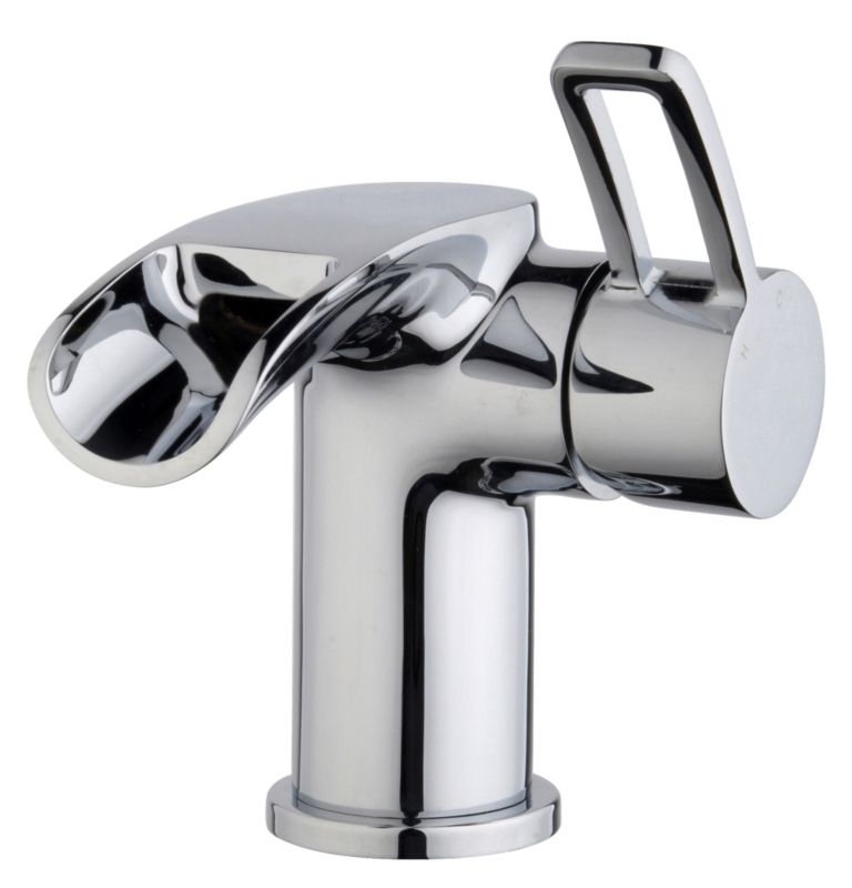 Cooke and Lewis Saverne Basin Mixer Side Control Chrome Effect