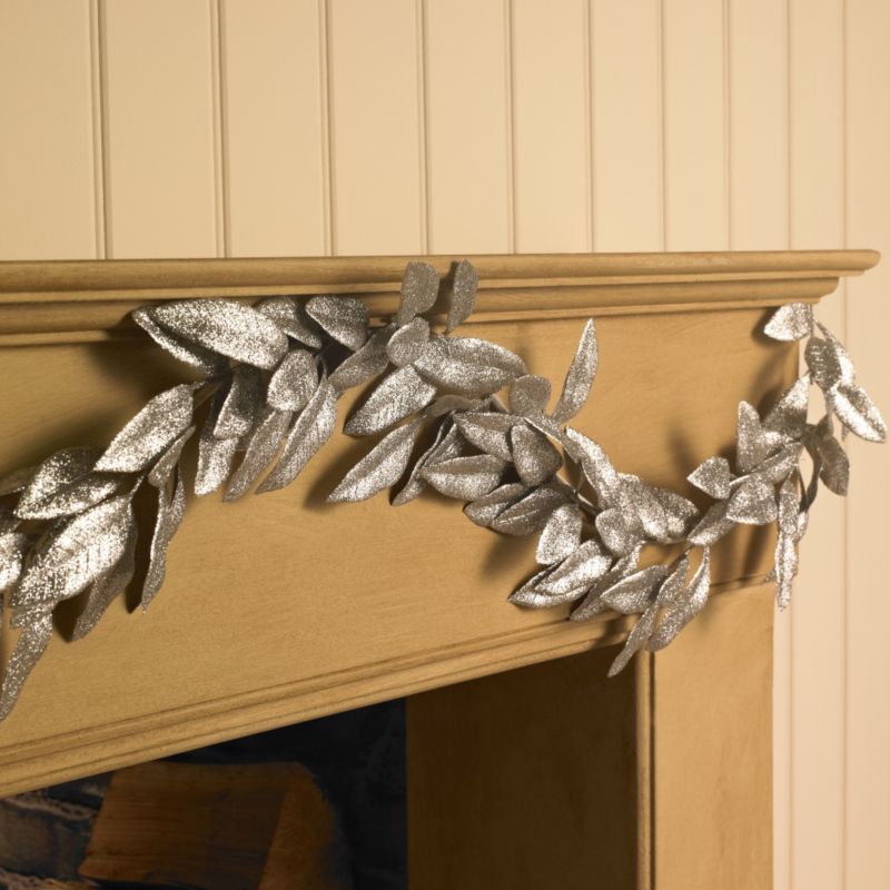 183Cm6Ft Silver Effect Eucalyptus Garland