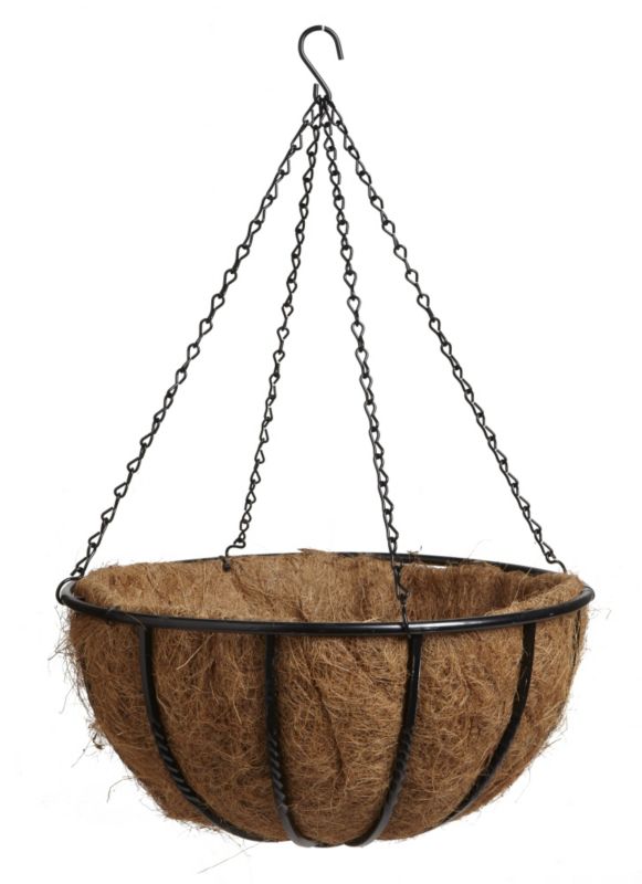 Heavy Duty 18quot Black Hanging Basket