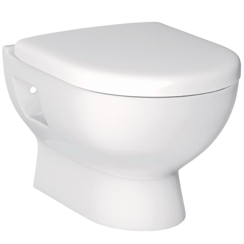 Cooke amp Lewis Perdita Wall Hung Toilet with Soft Close Seat