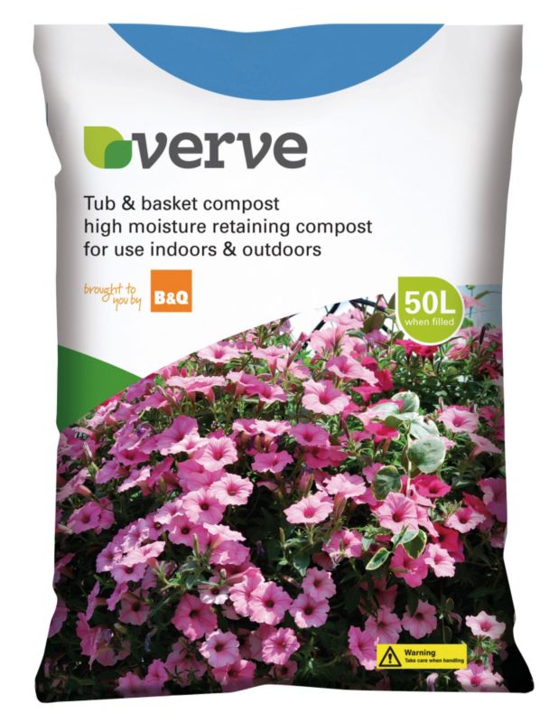 Verve Tub And Basket Compost 50L