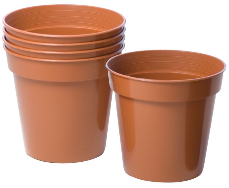 Plant Pots 10Cm 4quot Pack Of 5