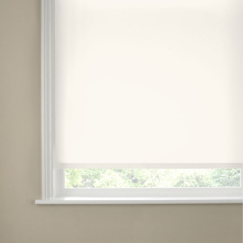 Colours Plain Roller Blind White (60x160cm)