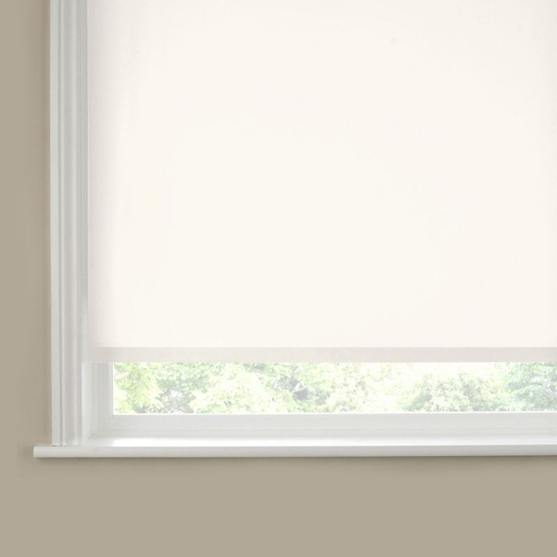 Plain Roller Blind in White (180x160cm)