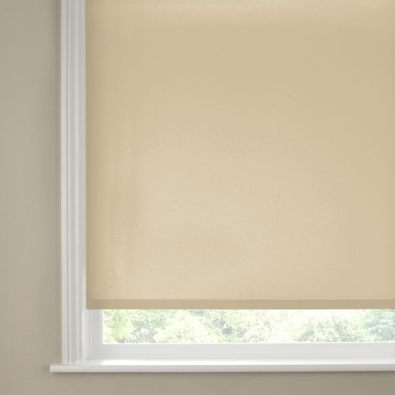 Plain Roller Blind in Cream (180x160cm)