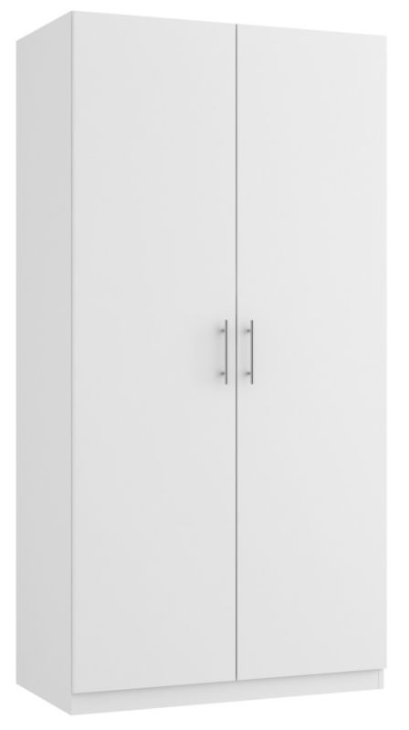 Form Darwin Matt White Double Wardrobe