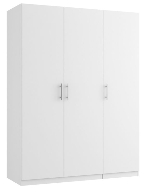 Form Darwin Matt White Triple Wardrobe