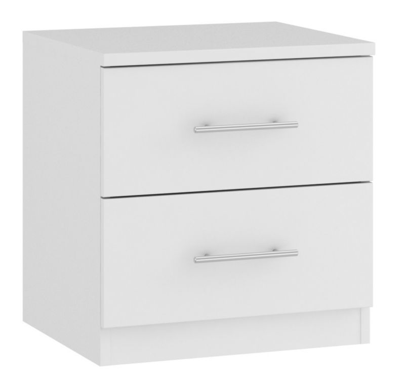 Form Darwin Matt White Effect 2 Drawer Chest