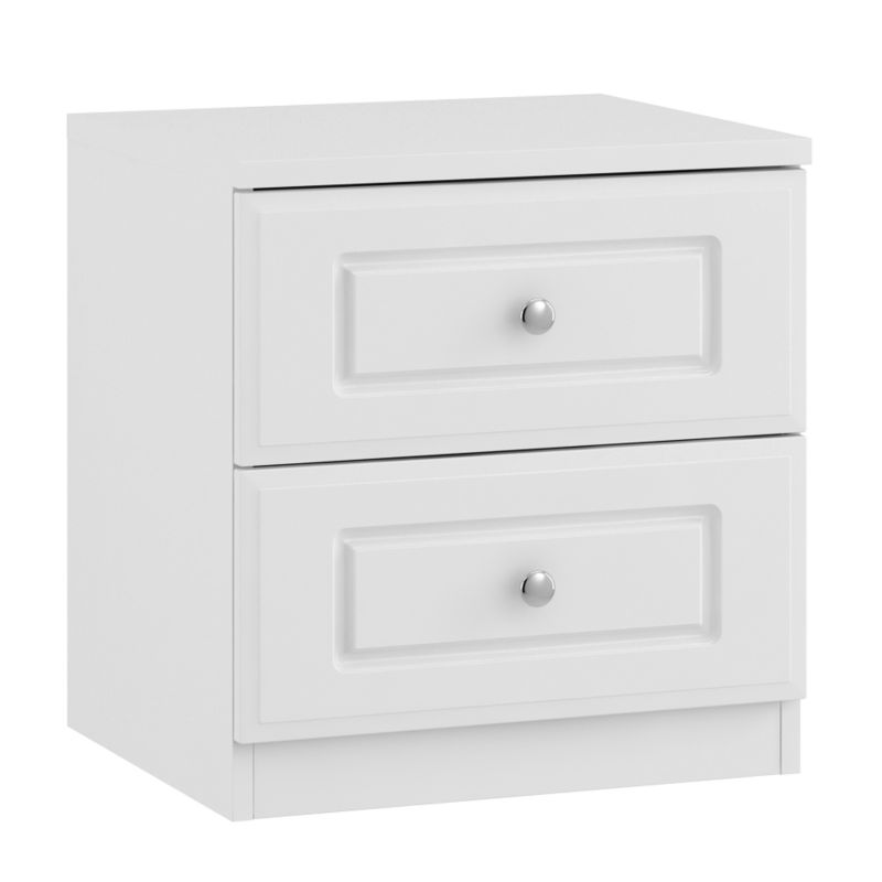 Darwin Traditional White 2 Drawer Chest