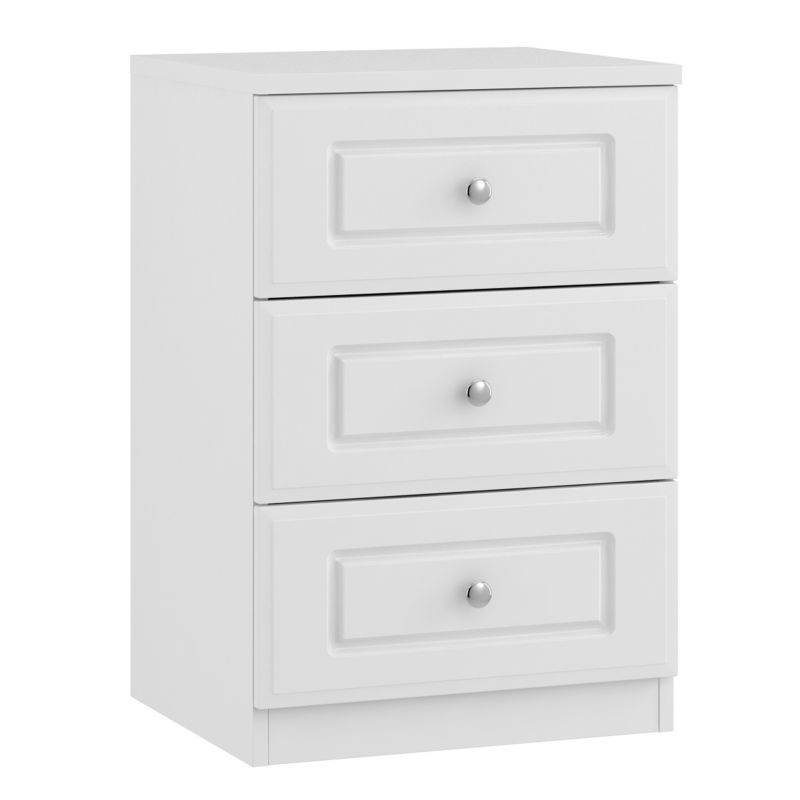 Form Darwin Traditional White 3 Drawer Chest