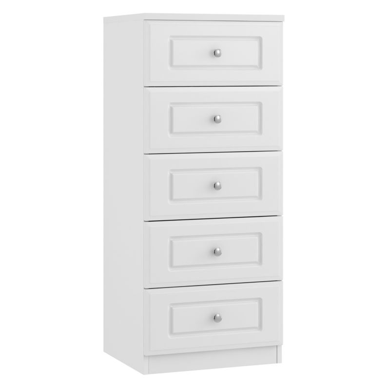 Form Darwin Traditional White 5 Drawer Chest