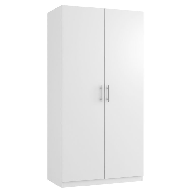 Darwin Gloss White Double Wardrobe