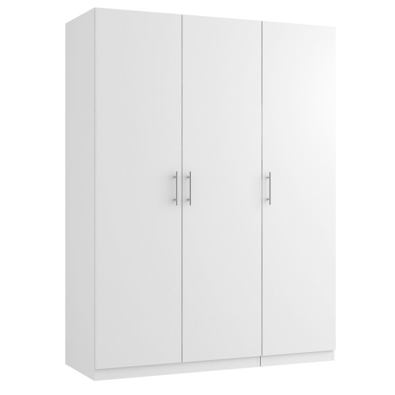 Darwin Gloss White Triple Wardrobe