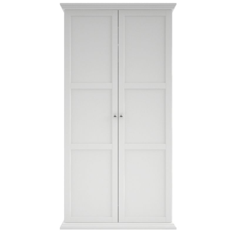 Tvilum Isabella Double Wardrobe Soft White (H)2030 x