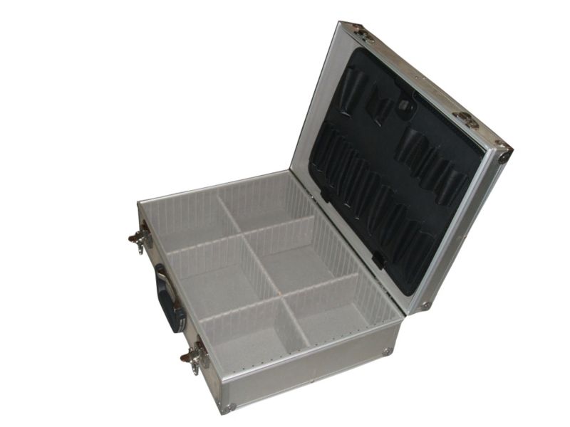 B&Q Aluminium Storage Case Silver Effect