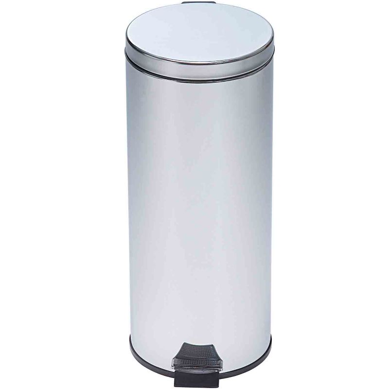 B&Q Pedal Bin Stainless Steel 20L