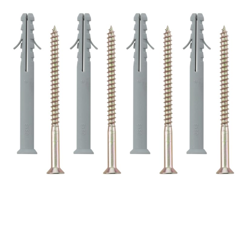 BandQ Standard Frame Fixing 16 Pack W8 x L80mm