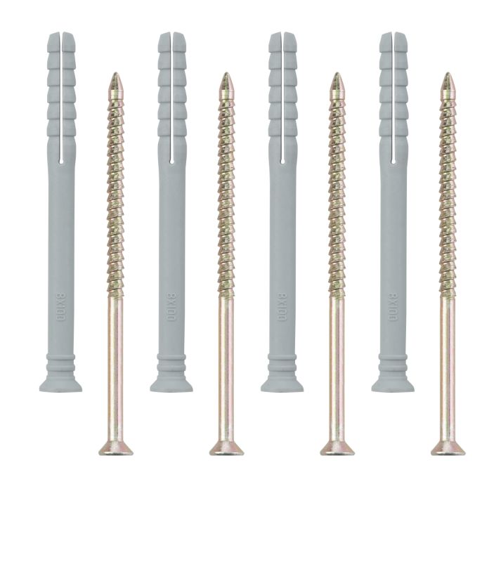 BandQ Hammer In Fixing 16 Pack W8 x L100mm