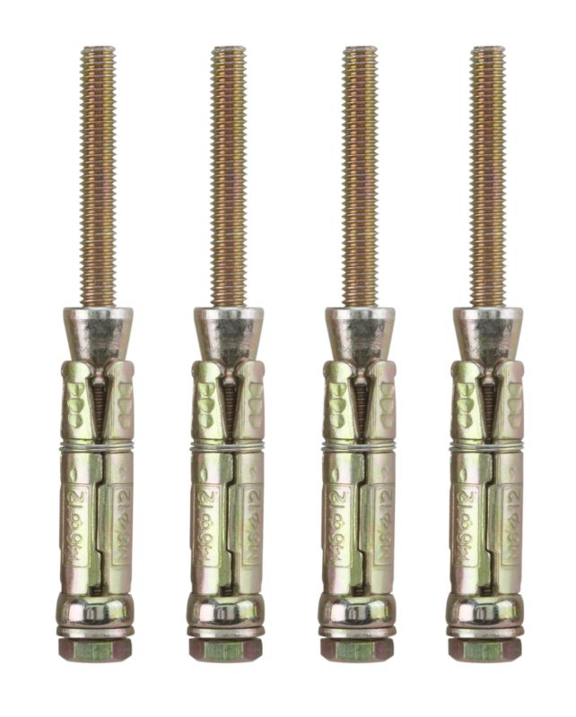 BandQ Anchor Bolts M6x40mm M6x90L