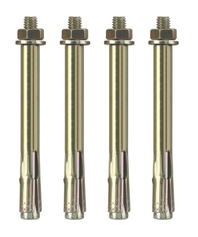 BandQ Sleeve Anchor M6x60mm Nut
