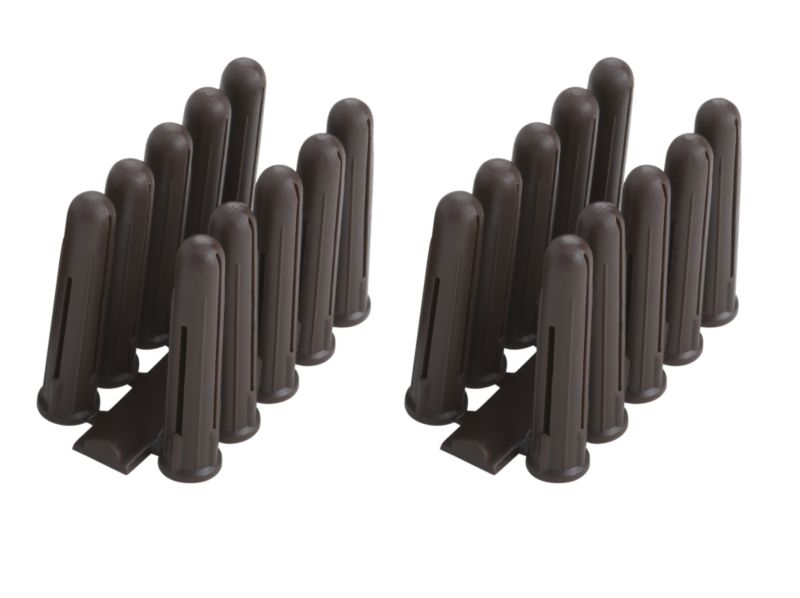 B&Q Plastic Wall Plugs 100 Pack