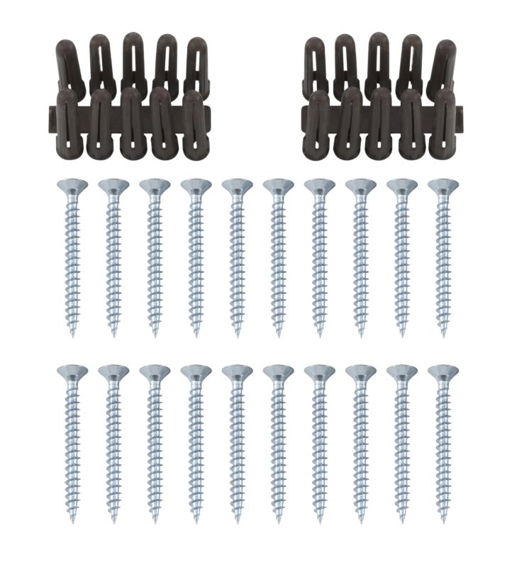 BandQ Plugs and Screws Brown W5 x L50mm