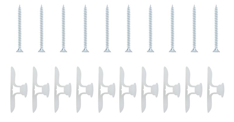 BandQ Short Polytoggle and Screws W42 x L50mm