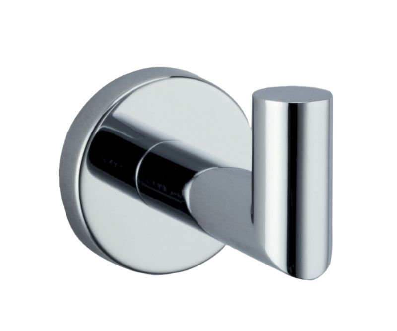 B&Q Form Angled Robe Hook  Chrome Effect