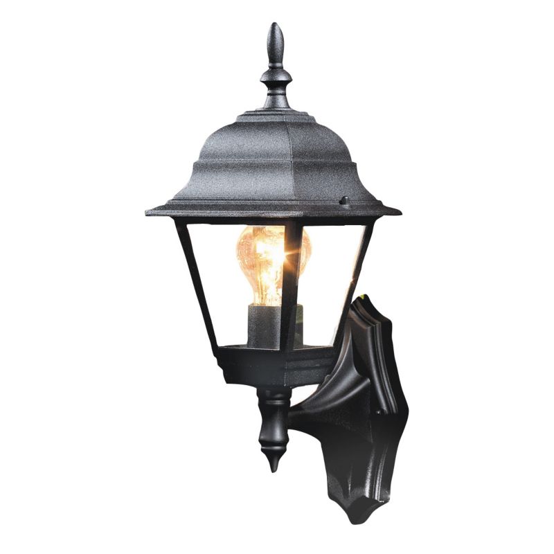 B&Q Penarven Outdoor Wall Light in Black