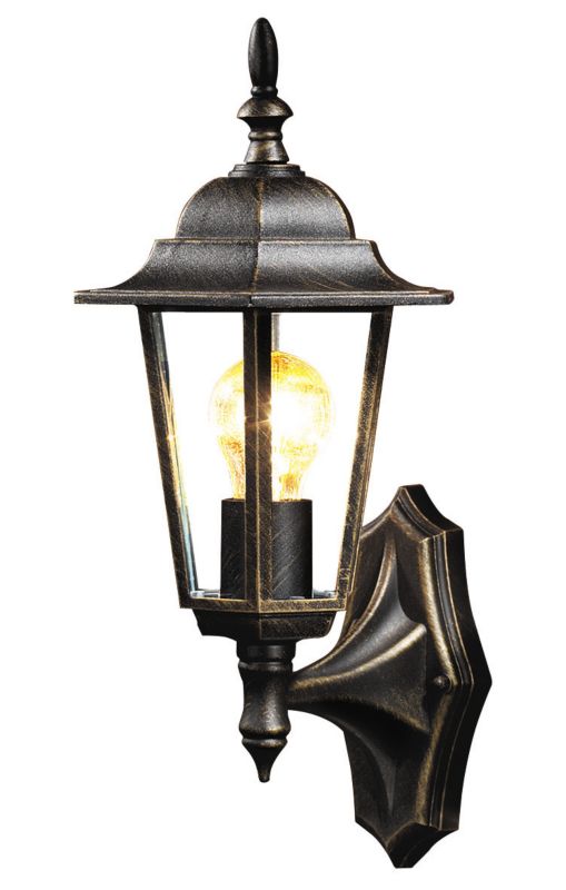 BandQ Trerice 6 Sided Lantern Antique Gold Effect