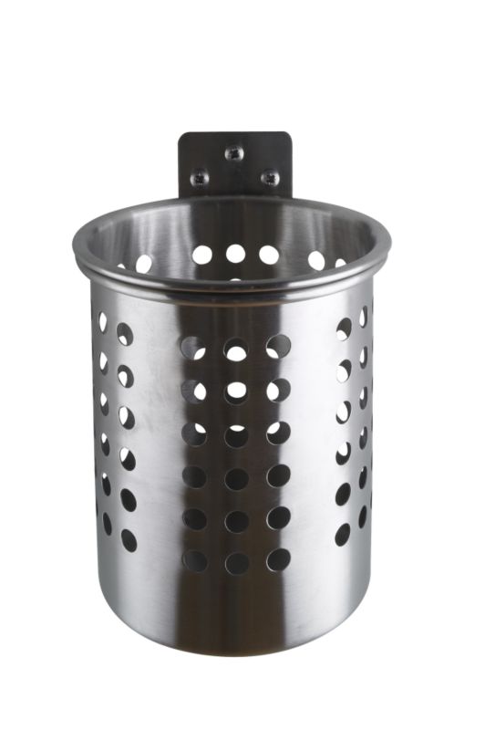 Utensil Holder Brushed Stainless Steel