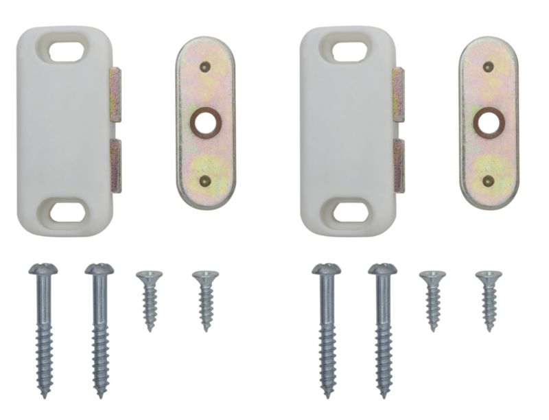 B&Q Magnetic Catch Medium White