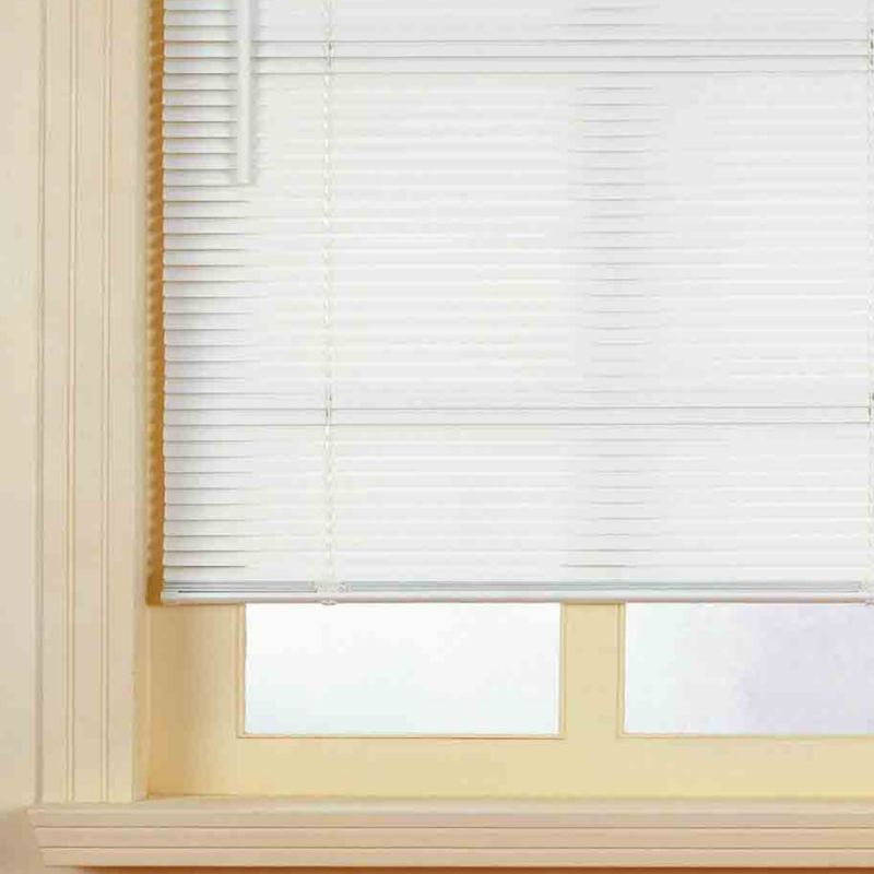 Colours Concordi PVC White Venetian Blind 25mm (120x180cm)