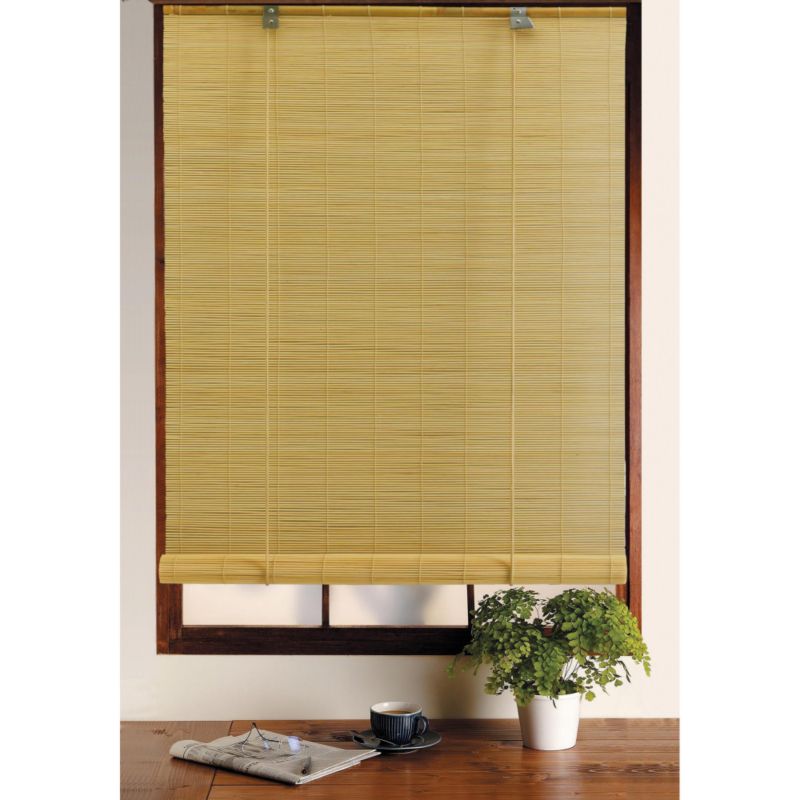 BandQ Bamboo Roll Up Blind Natural W90cm x L160cm